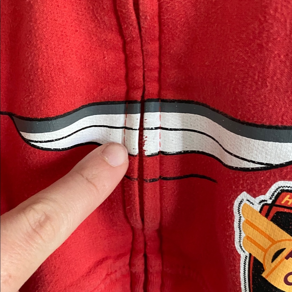 Disney Pixar Cars Red Lightning McQueen Zip Up Hoodie Size 3T - Picture 9 of 9